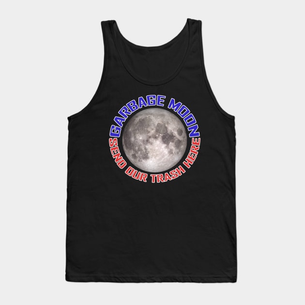 Garbage Moon Tank Top by Red Sand Hourglass